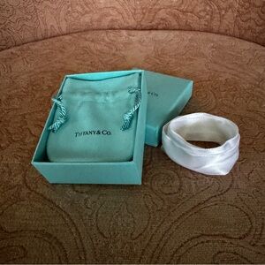 Tiffany & Co. gift box, bag, and ribbon